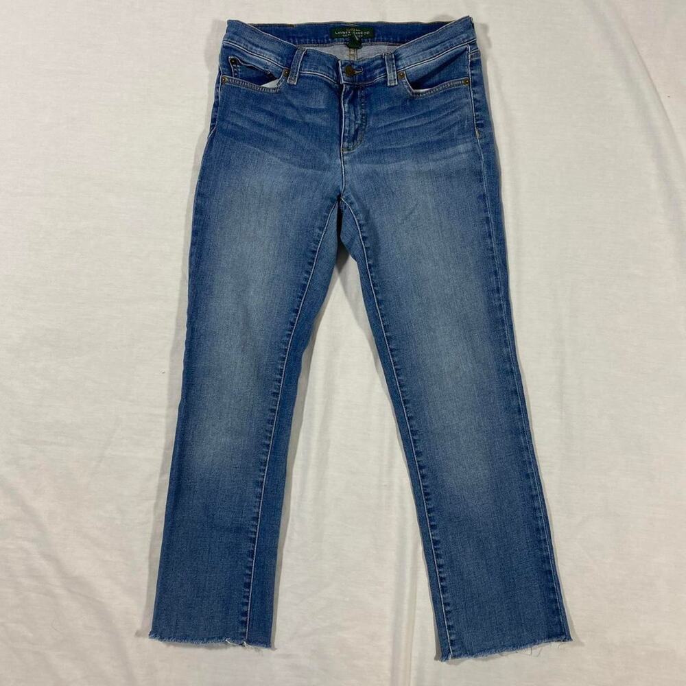 Lauren Ralph Lauren Jeans mid rise straight leg size 4 y2k preppy casual minimal